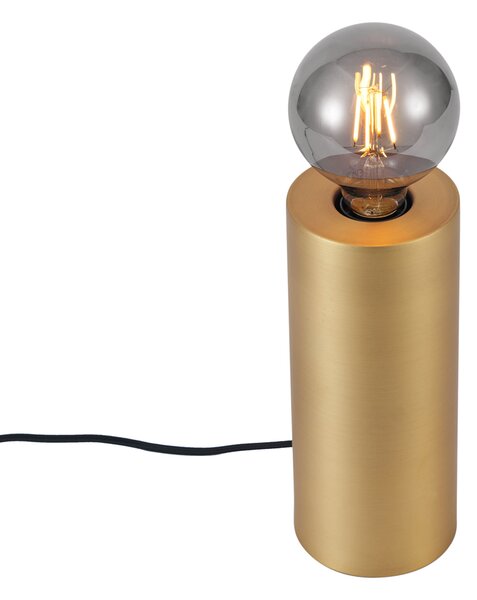 Moderní stolní lampa mosaz 24 cm - Cylinder