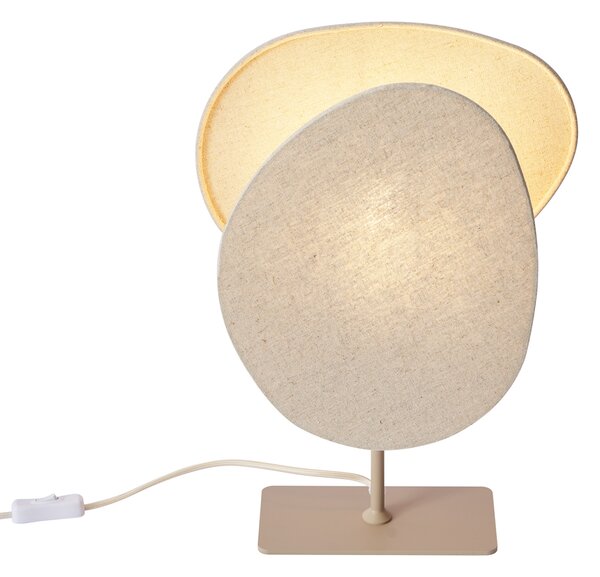 Japandi stolní lampa béžová - Organica