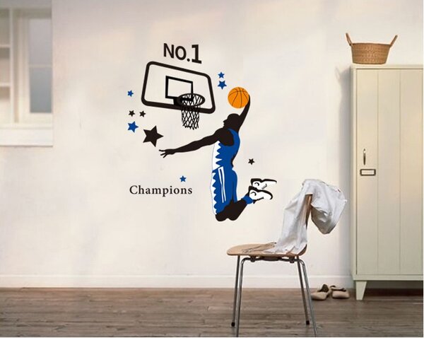 Živá Zeď Samolepka Basketbalista Velikost: 90 x 100 cm