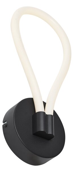 Moderní nástěnné svítidlo černé vč. LED 3-stupňové stmívatelné - Keri