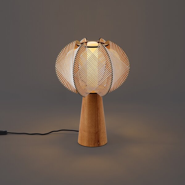 Japandi stolní lampa béžová 45 cm - Gertie