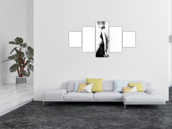 Obraz - Módní ilustrace (125x70 cm)