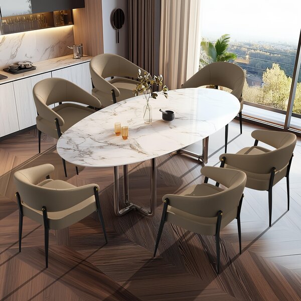 Jídelní židle - Židle - Židle s opěradlem ve tvaru sedáku - Designové židle - Kuchyňské židle - Sada 2 kusů