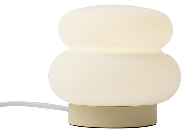 Japandi stolní lampa béžová s opálovým sklem 15 cm - Kumo
