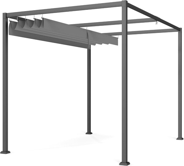 Pergola – Zahradní altán – Krytá terasa – Venkovní stříška – Stínící plachta – S posuvnou střechou