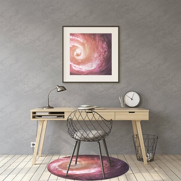 Podložka pod kancelářskou židli space vortex