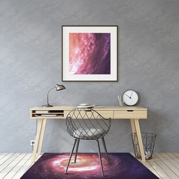 Podložka pod kancelářskou židli space vortex