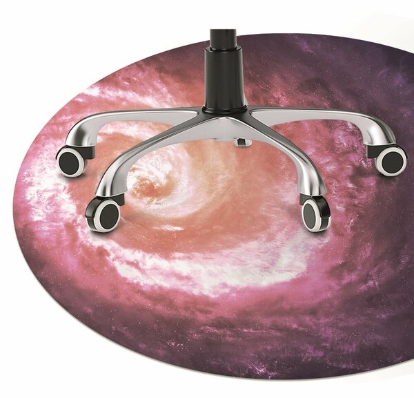 Podložka pod kancelářskou židli space vortex