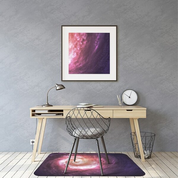 Podložka pod kancelářskou židli space vortex