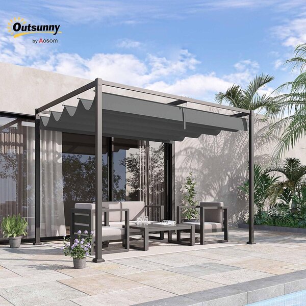 Pergola – Zahradní altán – Krytá terasa – Venkovní stříška – Stínící plachta – S posuvnou střechou