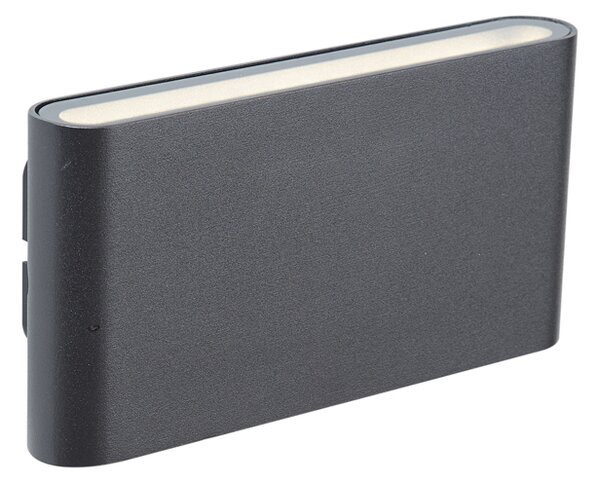 Nástěnná lampa černá magnetická vč. LED dobíjecí - Batt