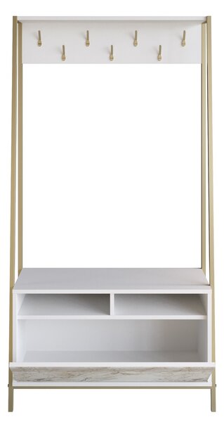 Předsíňová stěna Dudulo (Bílá). Akce -25%