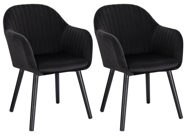 Jídelní židle - Židle s područkami - Židle - Pohodlná židle - Ergonomický design - Robustní dřevěná konstrukce