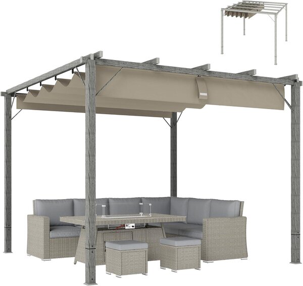 Pergola – Krytá terasa – Venkovní zastřešení – Altán – Venkovní prostor k odpočinku