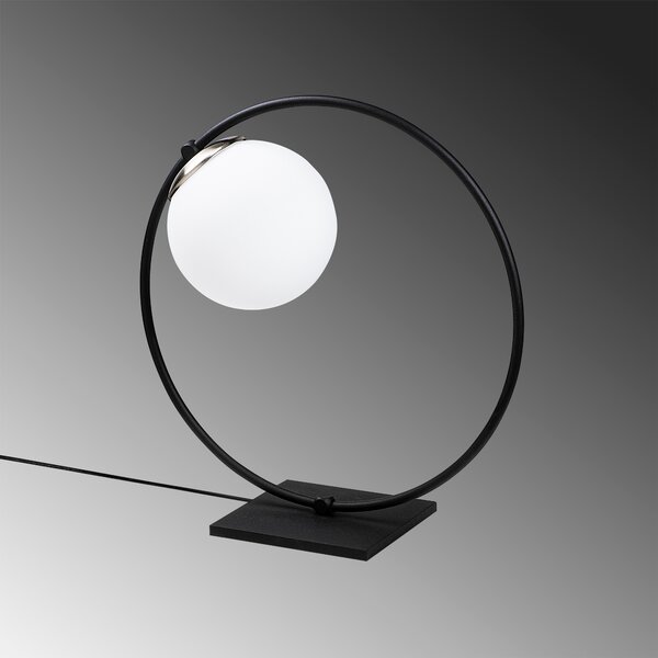 ASIR Stolní lampa DOLUNAY černá bílá