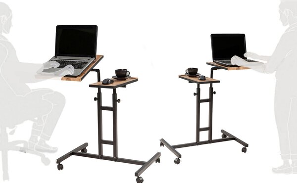 PC stolek Gaudius (Borovice atlantic + Černá). Akce -25%