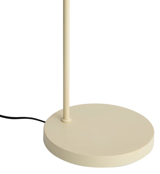 Japandi stojací lampa béžová s krémovým látkovým stínidlem - Bida
