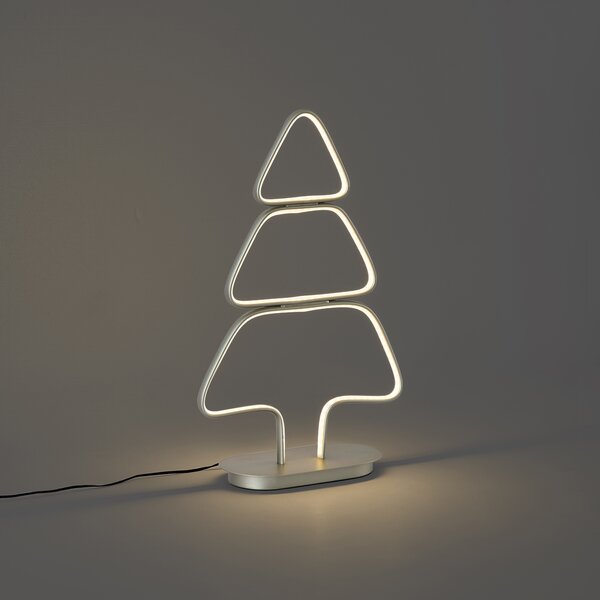 Vánoční stolní lampa ocelová vánoční stromek vč. LED - Arbre