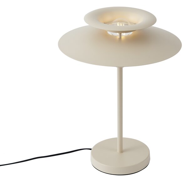 Retro stolní lampa béžová ocel 45 cm - Pauly