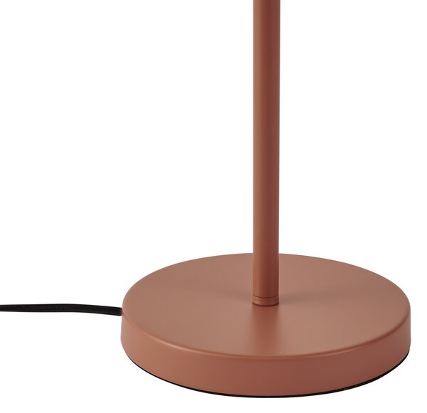 Retro stolní lampa mocha ocel 45 cm - Pauly