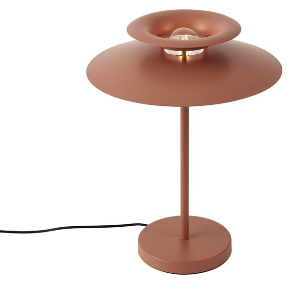 Retro stolní lampa mocha ocel 45 cm - Pauly