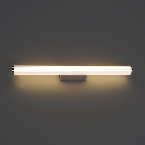 Retro nástěnná lampa Gunmetal 80,4 cm vč. LED IP44 - Coco