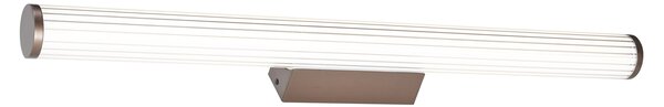 Retro nástěnná lampa bronzová 80,4 cm vč. LED IP44 - Coco