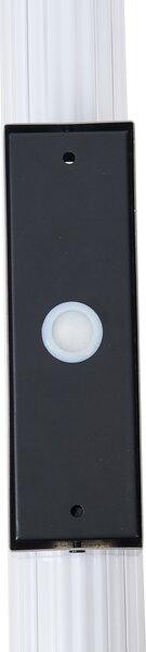 Retro nástěnná lampa Gunmetal 80,4 cm vč. LED IP44 - Coco