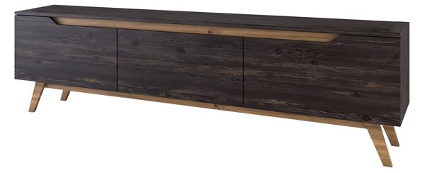 ASIR Televizní stolek D1 černá ořech