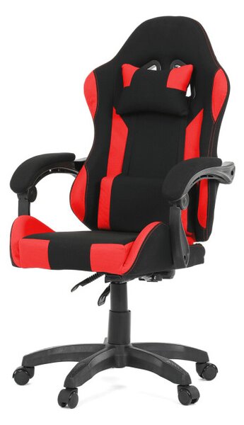 Herní židle černá / červená KA-R209 RED