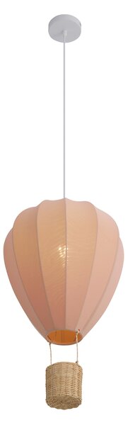 Dětské závěsné svítidlo růžový horkovzdušný balón - Air Balloon