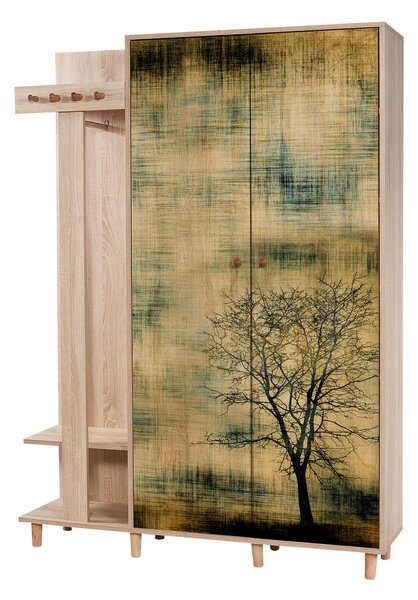 Předsíňová sestava Gardin (Dub sonoma). Akce -23%