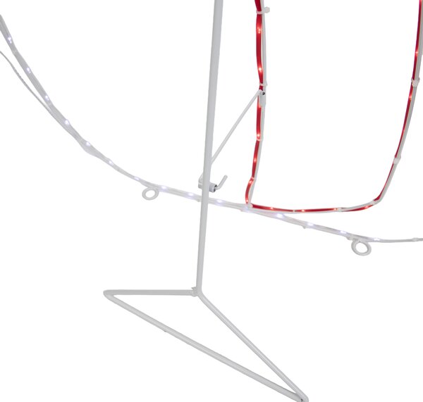 Vánoční stojací lampa Sněhulák 116 cm vč. LED s časovačem IP44 - Pax