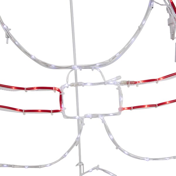 Vánoční stojací lampa Santa Claus 117 cm vč. LED s časovačem IP44 - Pax