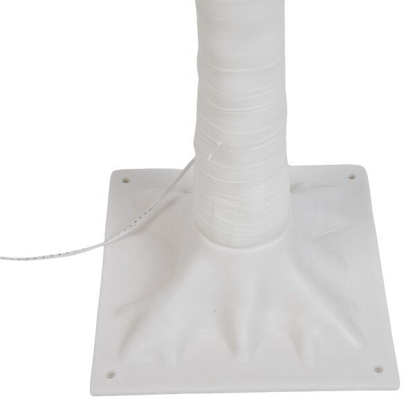 Vánoční stojací lampa bílý strom 120 cm vč. LED s časovačem IP44 - Ki