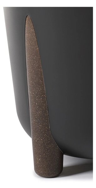PLASTOVÝ KVĚTINÁČ MOSS ECO 25X26 CM ČERNÁ