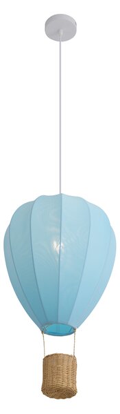 Dětské závěsné svítidlo Modrý horkovzdušný balón - Air Balloon