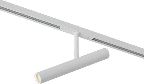 Moderní bílý reflektor pro 1fázový kolejnicový systém - Slimline Avery