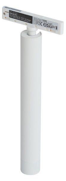 Moderní bílý reflektor pro 1fázový kolejnicový systém - Slimline Avery