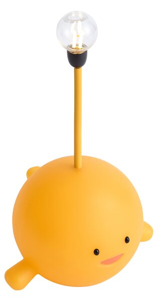 Moderní stolní lampa žlutá vč. LED dobíjecí - Bulby