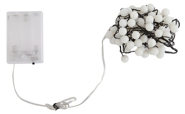 Vánoční světelný řetěz zelený se 100 LED diodami bílý 5m IP44 - Dasher