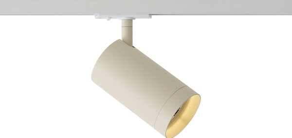Moderní béžový reflektor pro 1fázový kolejnicový systém GU10 70mm - Iconic Jeana Luxe