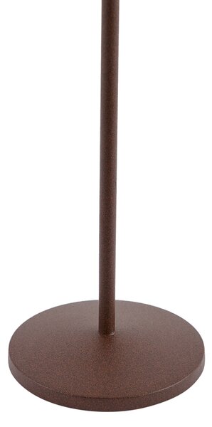 Stolní lampa rezavě hnědá vč. LED dobíjecí s nabíjecí stanicí IP65 - Raika