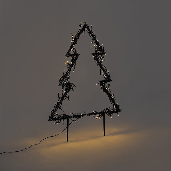 Vánoční reflektor Vánoční stromek vč. LED IP44 - Rudolph