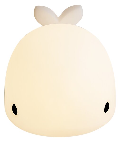 Stolní lampa bílá 50 cm vč. LED stmívatelná IP54 dobíjecí - Baby Whale