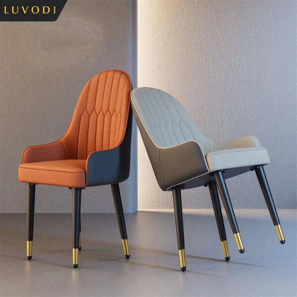 Jídelní židle - Židle s područkami - Designové židle - Pohodlné židle - Potah z umělé kůže (PU)