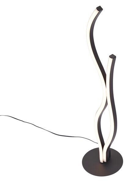 Designová stolní lampa černá vč. LED stmívatelná - Ying