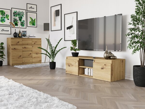 Stojící TV skříňka Framire 120 cm x 36 cm x 40 cm