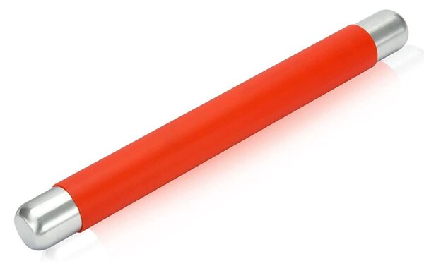 Silikonový váleček na těsto nepřilnavý povrch červený - Remeel (Silikonový váleček, 35 cm červený - Remeel)