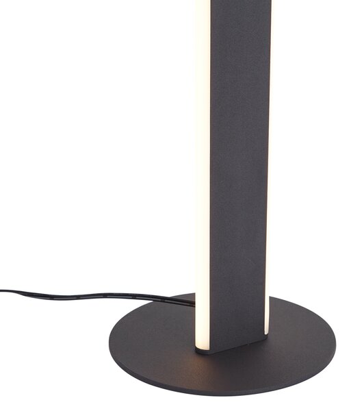 Designová stolní lampa černá vč. LED s 3-stupňovým stmíváním - Gate